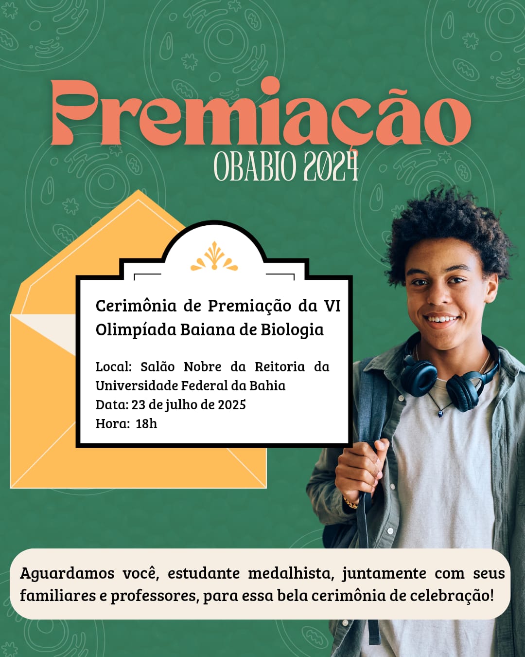 Cerimônia de premiação VI OBABIO!